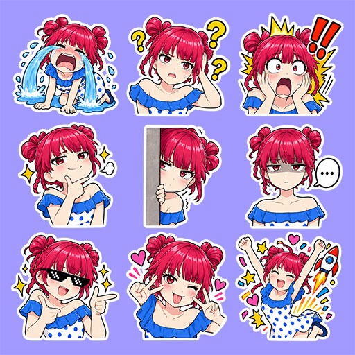 Comic hero expressions